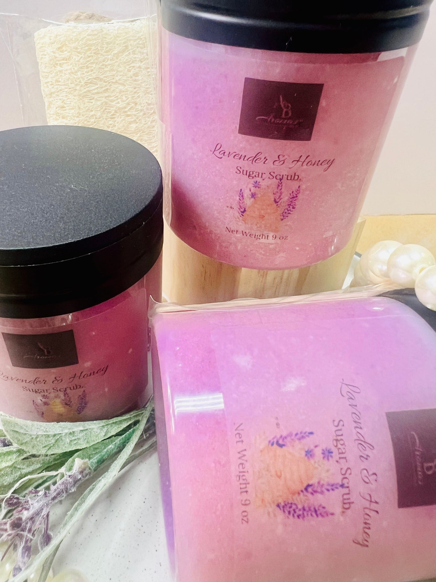 Lavender and Honey Sugar Scrub